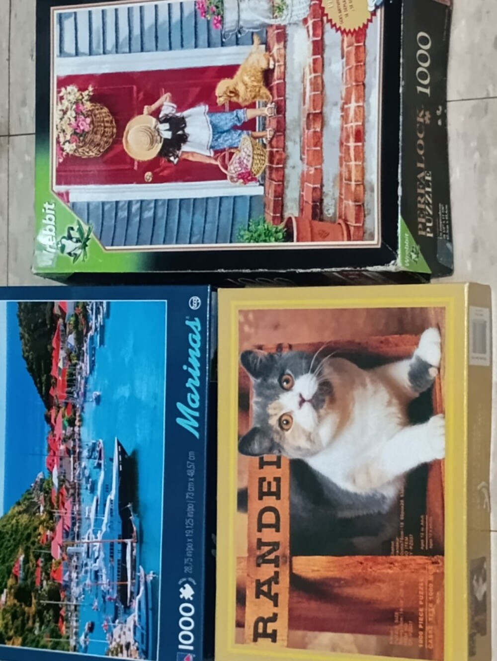 1000 pieces puzzles bundle x3